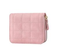 Cartera de piel para hombre, 1 en monederos, para mujer, con cremallera, varios compartimentos para tarjetas, bolso de mano, funda para teléfono móvil Mate 20 Pro, Rosa., talla única