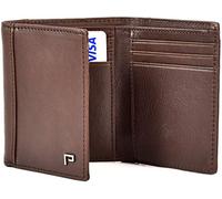 Cartera de Piel para Hombre | Tarjetero y Billetero | RFID Bloqueo | sin Bolsillo para Monedas [marrón Oscuro]