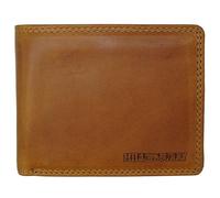 Cartera de piel para hombre y mujer | Protección RFID Monedero | Colección Hill Burry, marrón, 12 * 10 * 3, Clásico