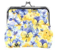 cartera de piel para mujer, diseño de flores, color amarillo, Floral Blossom Yellow, UNITALLA, Classic, Floral Blossom Yellow, UNITALLA, Classic