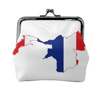 Cartera de piel sintética de microfibra impresa con mapa de la bandera de Tailandia, mini bolsa para organizar el cambio de llaves del lápiz labial
