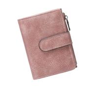 Cartera de piel sintética de moda con bloqueo compacto, múltiples ranuras para tarjetas, cierre seguro para hombres y mujeres, P, As the pic show