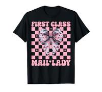 Cartera de Primera Clase, Cartera, trabajadora Postal, niña y Madre Camiseta