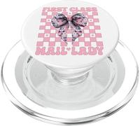 Cartera de Primera Clase, Cartera, trabajadora Postal, niña y Madre PopSockets PopGrip para MagSafe