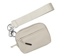 Cartera De Pulsera Con Llavero - Monedero Con Tarjetero De Crédito, Organizador Impermeable | Almacenamiento De Llavero, Accesorio Ligero Y Seguro Con Correa De Mano, Cierre De Cremallera, Diseño De T