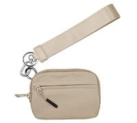 Cartera De Pulsera Con Llavero - Monedero Con Tarjetero De Crédito, Organizador Impermeable | Almacenamiento De Llavero, Accesorio Ligero Y Seguro Con Correa De Mano, Cierre De Cremallera, Diseño De T