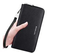 Cartera de tarjetas anti-crédito Mujeres - Soporte de tarjeta de crédito de cuero | Cartera de tarjetas de débito | 24 ranuras de gran capacidad Póster de crédito Purse | Fraude de tarjetas antimérito