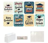 Cartera de temporada de graduación, una opción de moda que combina bendición y practicidad para ayudar a cada graduado a avanzar hacia el futuro. Decoración colgante de coche (beige, 13 x 10 cm)