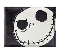 Cartera de Tim Burton Nightmare Before Christmas En relieve Jack Skellington Negro