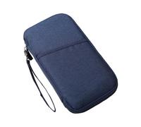 Cartera De Viaje De 1 Pieza, Funda para Pasaporte De Gran Capacidad, Bolsillo Protector Impermeable, Bolsa De Identificación Portátil, Adecuada para Efectivo, Pasaporte, Tarjeta De Crédito