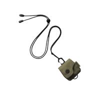 Cartera de viaje pequeña: billetera compacta, bolsillo para auriculares, elegante bolsa para el cuello | tarjetero portátil con lápiz labial, almacenamiento de lona para uso diario, mujeres, hombres