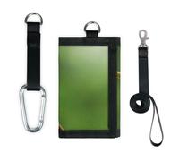 Cartera delgada con diseño de rana de árbol y bolsillo pequeño, organizador de dinero, bolsa de cambio ligera y portátil