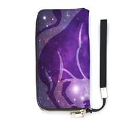 Cartera delgada con patrón de Tauro para mujer, bolso largo, bonito bolso de mano, tarjetero