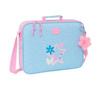 BLACKFIT8 SMILE - Cartera Extraescolares, Maletín Portatodo, Bandolera, Cómoda y Versátil, Calidad y Resistencia, 38x6x28 cm