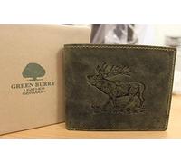 Cartera g1705 de Stag 30 de oliva Horizontal para caza Amigos piel de vacuno Greenburry/lefox