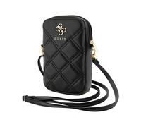Cartera Guess con logo, Negra - hombro/cuello