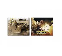 Cartera impresa barbaric us army, tamaño cerrada 11 x 9,5 cm