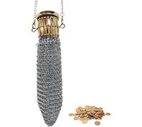 cartera inglés de los años 20, cartera funky hecho a mano, metal clásico, cartera, cartera, cartera, cartera, cartera, cartera, cartera, cartera, color oro pálido, Oro pálido, Estilo clásico