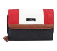 Cartera 'Juna' Mujer TOM TAILOR XS-XL azul noche / marrón / rojo / blanco