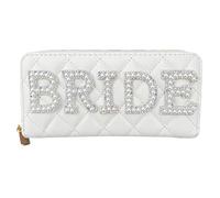 Cartera larga de moda para mujer, cartera larga para mujer, bolso de mano para teléfono, monederos de piel sintética, tarjetero para niñas, tarjetero de piel sintética, White, Mass Beauty