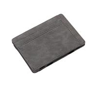 Cartera Mágica de Cuero - Cartera de cuero para hombre | Portatarjetas de identificación Carteras | Carteras Mágicas para Hombre | Cartera minimalista de cuero PU con clip mágico para billetes y tarje