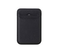 Cartera Magnética de Cuero Resistente para Tarjetas para , Ranuras Dobles para Tarjetas, Estuche Trasero Delgado de Cuero PU, Tarjetero Retro