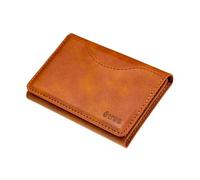 Cartera Magnética Etres con Protección RFID, Compatible con MagSafe para iPhone Serie, Tarjetero de PU Leather, Bolsillo para Efectivo y 6 Ranuras para Tarjetas, Casual (Marron con Bolsillo)