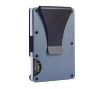 Cartera minimalista para hombres y mujeres, cartera delgada RFID, resistente a los arañazos, tarjetero de crédito y clip para dinero, dinero fácilmente extraíble, a3, 1.0*1.0*1.0