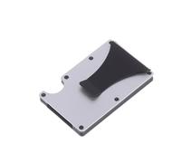 Cartera minimalista para hombres y mujeres, cartera delgada RFID, resistente a los arañazos, tarjetero de crédito y clip para dinero, dinero fácilmente extraíble, a6, 1.0*1.0*1.0