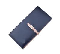 Cartera Mujer Bolso Largo de Lujo for Mujer, Cartera Fina y Moderna, Tarjetero, Monedero(Black)