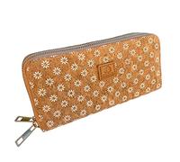 Cartera Mujer de Corcho Ecológico Monedero de Gran Capacidad Ideal para Viajes Trabajo con Diferentes Compartimetos Calidad Vintage Moda Casual