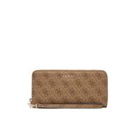 GUESS Brenton SLG Large Zip Around Wallet L Latte Logo