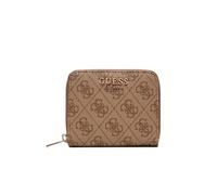 Guess Billetero Laurel II SLG Small Cierre zip-around Latte Logo Mujer