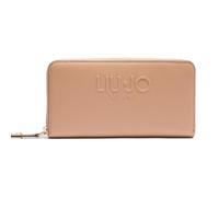 Liu Jo Cartera caliwen XL cremallera around con logo en relieve AA5155 E0087 camel, camel, 19 X 10 X 2.5 Centimetri, Clásico