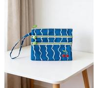Cartera multifuncional para pasaporte, organizador de documentos de viaje para identificación, tarjetas y dinero en efectivo, funda protectora, Azul, Classic