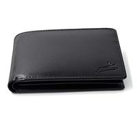 Cartera Negra De Cuero En Horizontal Hombres Mujeres Fa.Volmer Serie #SQ15111