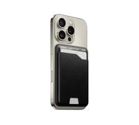 Cartera Nomad de Cuero Horween MagSafe con Find My Negra