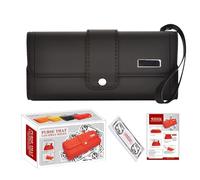 Cartera para bromas y Chistes - Artículos de Broma Realista con Pilas - Pulverizador de Chistes de Dinero Artificial, para Mujeres, Hombres, Adultos, compañeros de Trabajo, Familia, cumpleaños