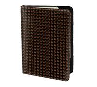 Cartera para documentos de viaje con estampado de bandera estadounidense con botas vaqueras, de 5.5 pulgadas, elegante, para guardar documentos de viaje