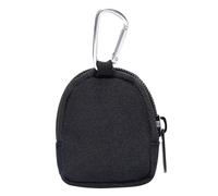 Cartera para llaves, monedero, bolsa de almacenamiento portátil de tela Oxford, organizador de auriculares, bolsa impermeable para monedas para hombres y mujeres, Black, Refer to description, Unisex