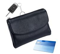 Cartera para Mujer, monederos para Mujer, Cartera de Mano para Mujer, Tarjetero y Monedero de Cuero, Compacto, Impermeable, WA L L E T para Esposa, Madre, Hermana, Novia y Viajes, Black, Refer