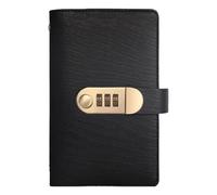 Cartera para planificador de presupuesto, libro de ahorro de dinero de 100 páginas, organizador de efectivo con cerradura combinada, diario de finanzas vintage, cuaderno de seguimiento de gastos