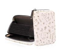 Cartera para Tarjetas de Crédito Mujer, Tarjeteros para Tarjetas de Credito Bloqueo RFID Monedero para Mujer Pequeño Carteras Titular de la Tarjeta de Crédito Carteras PU Cuero con Cremallera, Gato