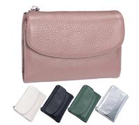 Cartera Pequeña De Cuero Para Mujer: Monedero Compacto Con Cremallera, Tarjetero Delgado, Elegante Accesorio Organizador, Cartera De Bolsillo Para Viajes | Regalo Ideal Para Mamá, Esposa, Hermana, Nov