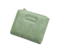 Cartera pequeña para mujer, Cartera compacta para mujer,Cartera plegable con bolsillo con cremallera - Elegante bolso grande para tarjetas con ventana de identificación, carteras para tarjetas con bol