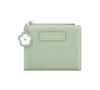 Cartera pequeña para mujer, cartera para múltiples tarjetas con ventana de identificación, cartera de gran capacidad con ventana de identificación, carteras para tarjetas para mujer, Green, Refer to
