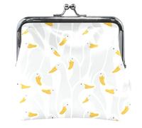 cartera personalizado para hombres y mujeres, piel elegante ganso blanco con hebilla de cambio, Chic Goose White, UNITALLA, Classic, Chic Goose White, UNITALLA, Classic