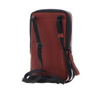 Cartera piquadro de cuero marrón / con portateléfono integrado / dis