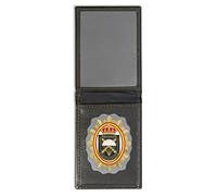 Cartera + Placa BRIPAC | Cartera de Polipiel identificativa con Chapa/Insignia para decoración, coleccionismo y atrezzo…