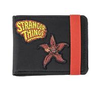 Cartera Polipiel Stranger Things con Compartimentos - Cartera Polipiel Stranger Things compacta para Tarjetas y Efectivo